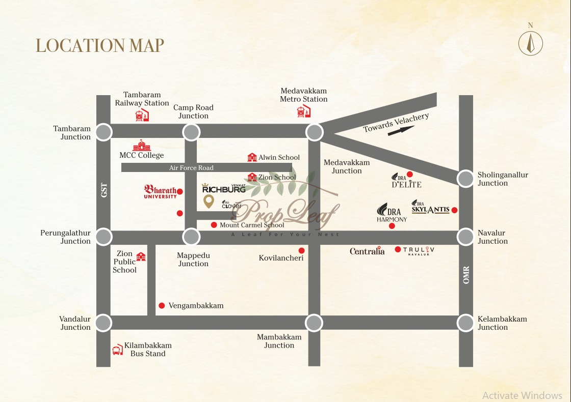 DRA Richburg Location Map
